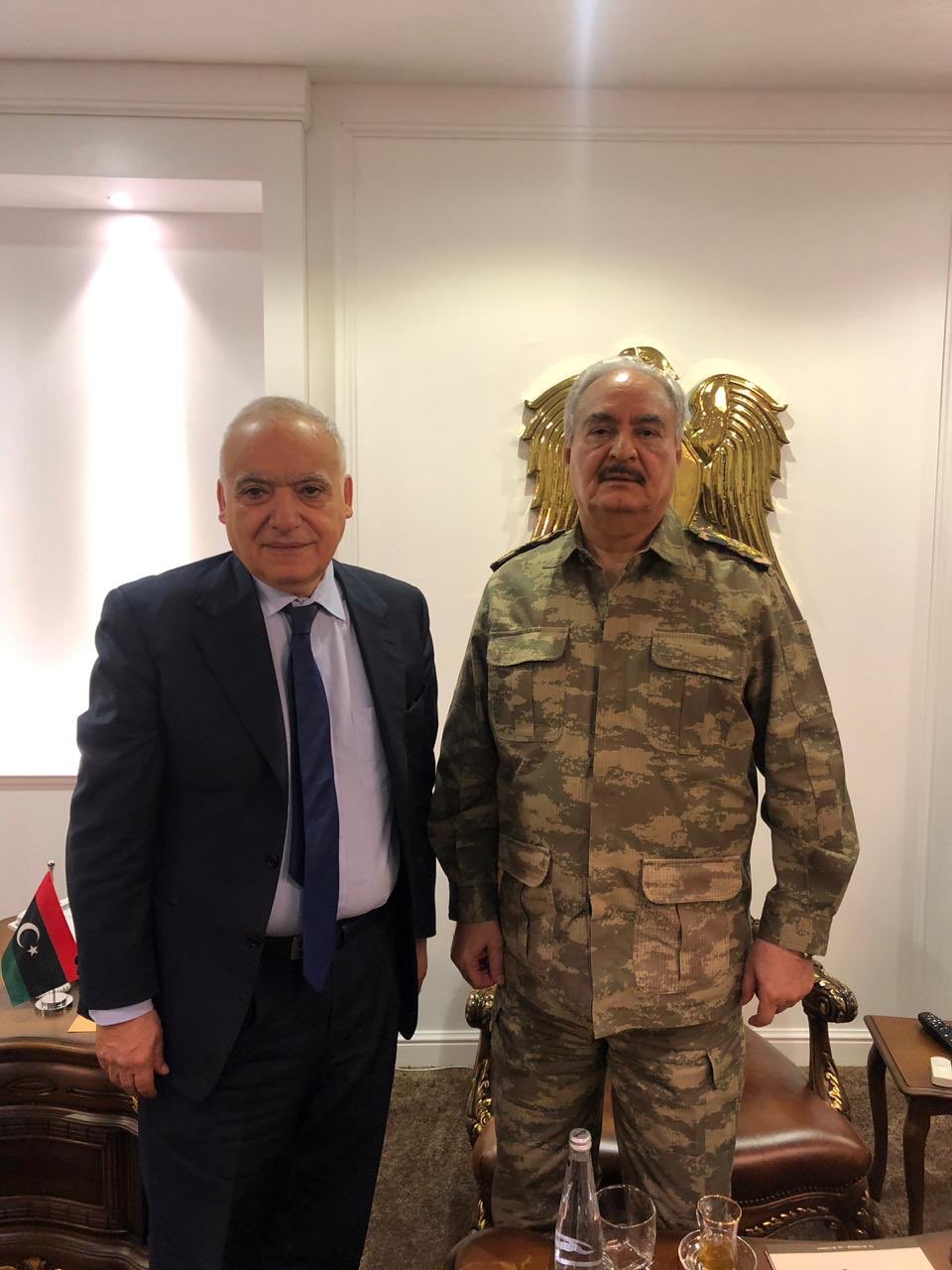 Salame meets Hafter in eastern Libya