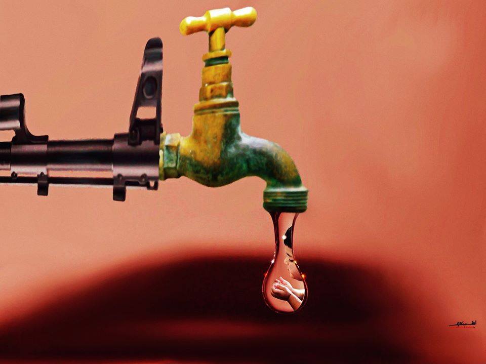 Water has been cut to Tripoli and the Western region for two days ostensibly due to an armed group with a personal grievance (Photo: Social Media).