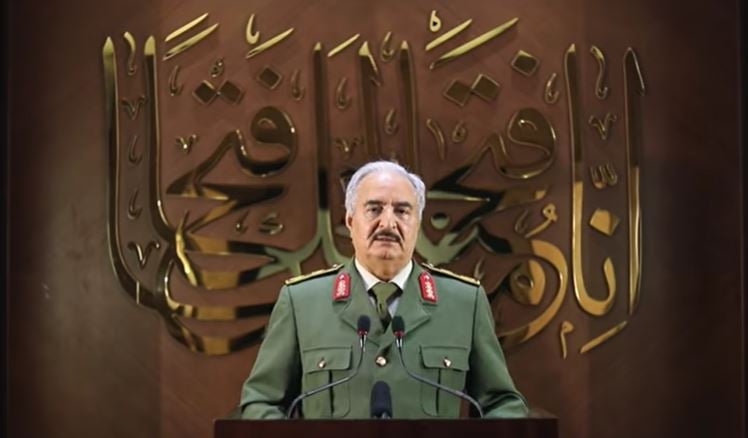 Khalifa Hafter has been returned to the 24 December presidential election race by a Court of Appeal- overturning a lower court ruling (Photo: Social Media).