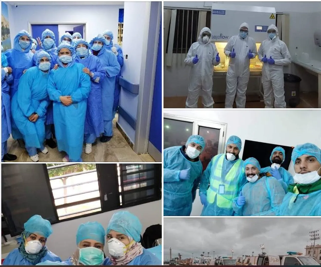 The Tripoli Health Ministry today saluted its health sector staff for their efforts during the country's anti-Coronavirus campaign (Photo: Tripoli Health Ministry).