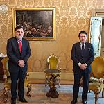 Serraj and Conti discuss return of Italian companies to Libya