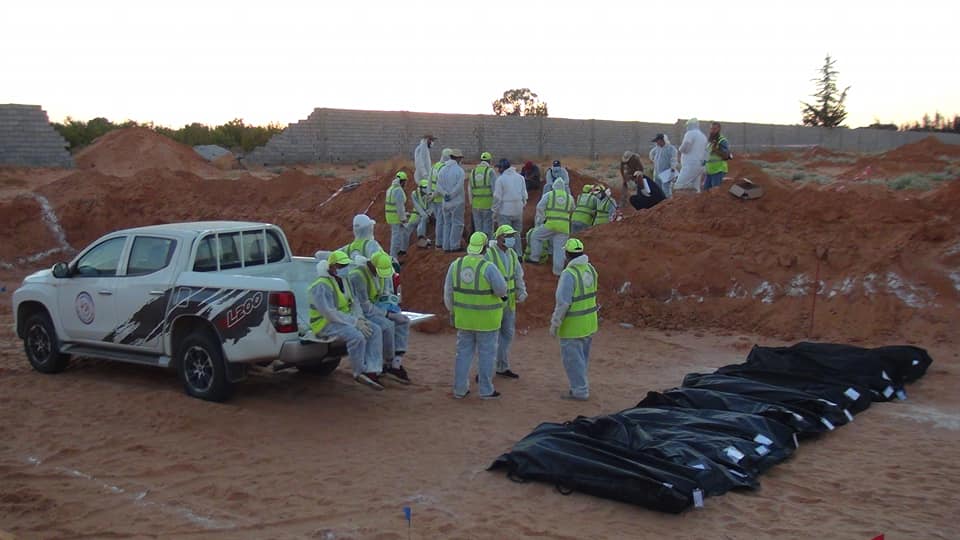 New mass grave discovered in Tarhuna: 11 unidentified blindfolded bodies found