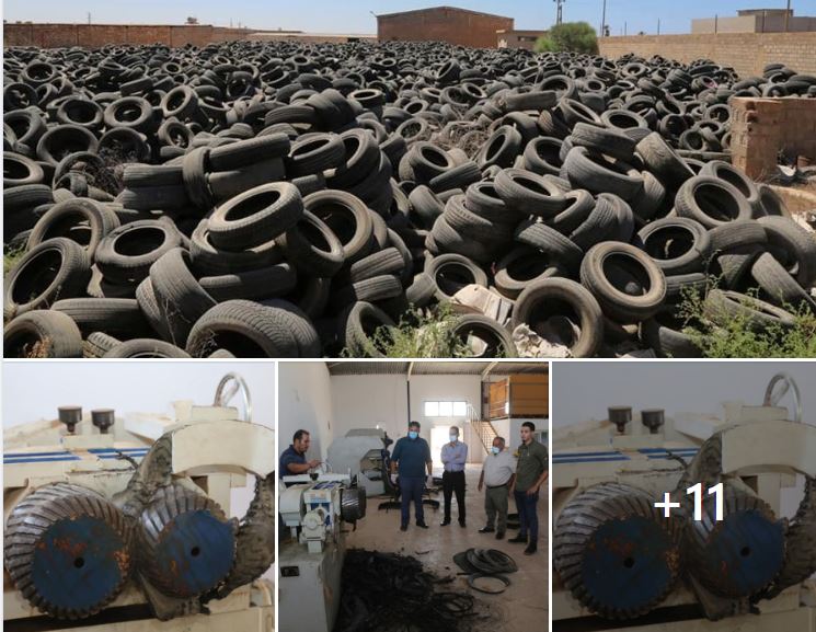 Benghazi tyre recycling plant starts, plastic recycling to start soon