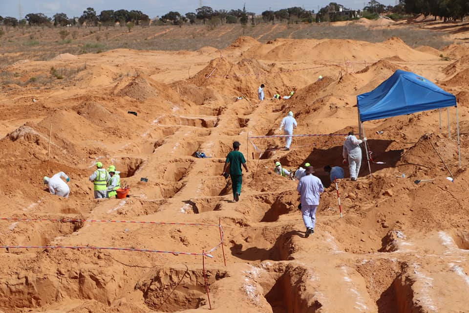Public Prosecutor issues local and international arrest warrants for Tarhuna mass graves