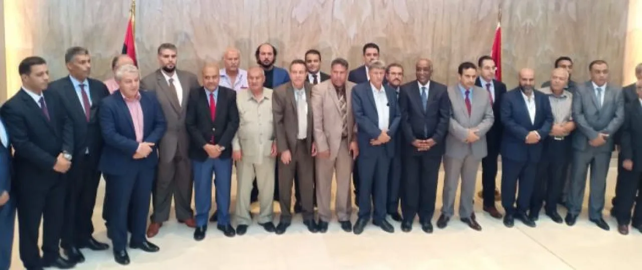 A delegation from the HoR and HSC agree the need to end Libya's transitional period and to continue holding talks (Photo: Social media).