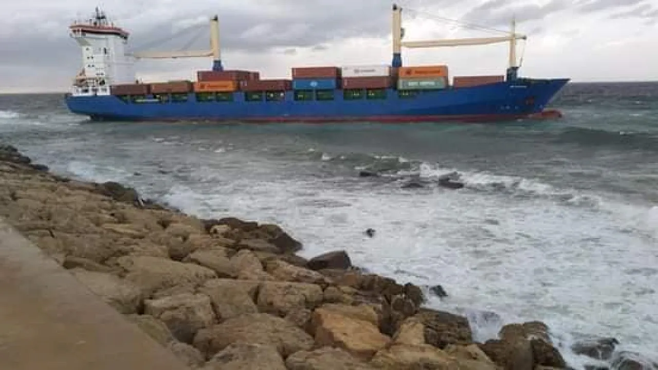 A strong storm at Tripoli port caused damage (Photo: Tripoli Port).