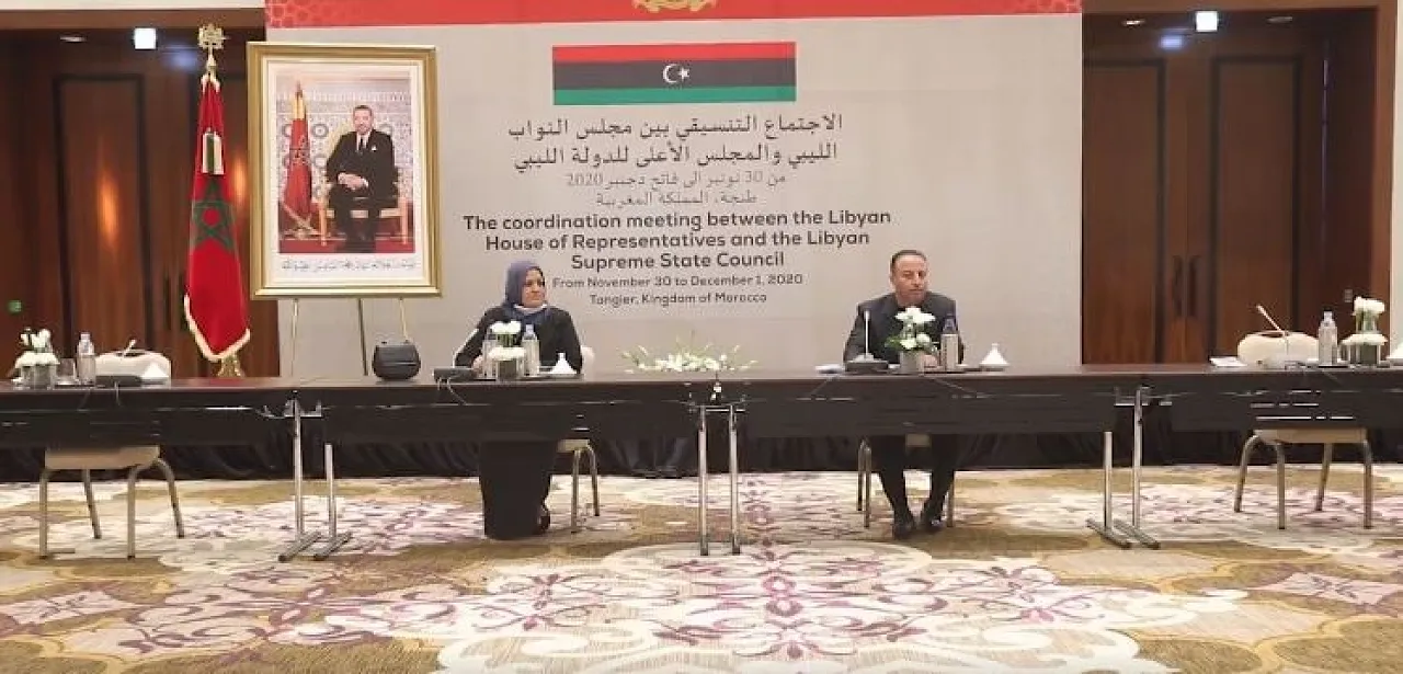 The HoR and HSC 13+13 Committee meetings started in Tangiers, Morocco yesterday (Photo: Tripoli HoR).
