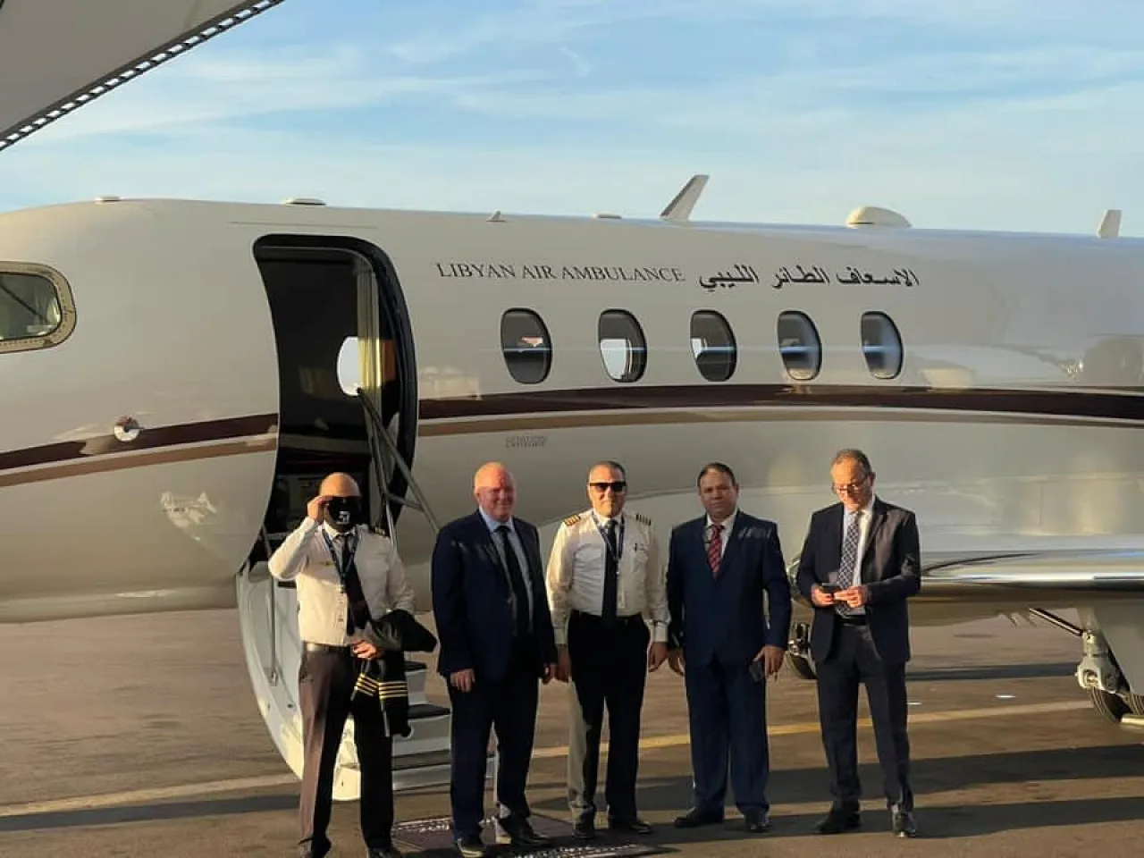 Libya's Air Ambulance service received a new Cessna plane yesterday and revealed it is to receive two new helicopters from the same company and will establish a new maintenance centre for them in Mitiga airport (Photo: Libya Air Ambulance).