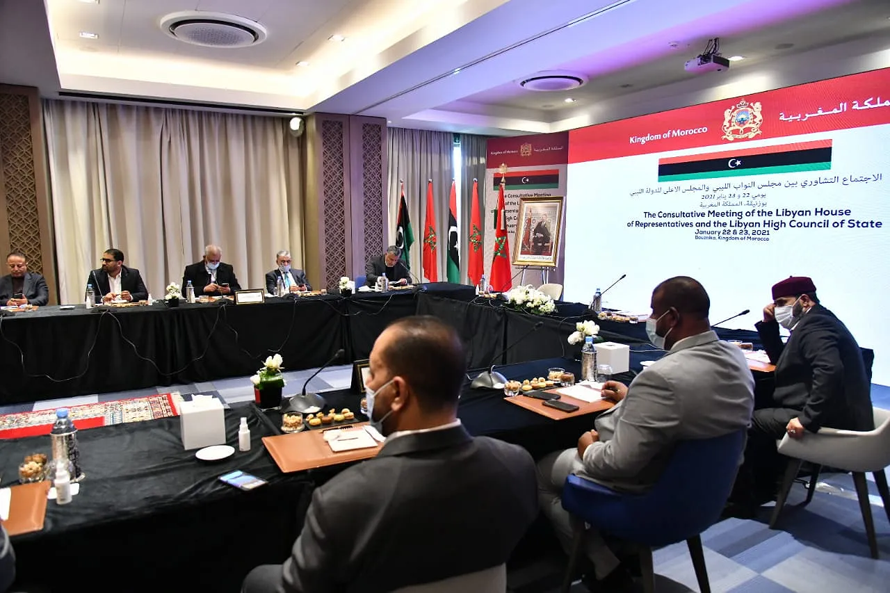 26 Tripoli HoR members regard the HoR-HSC Bouznika agreement null and void (Photo: Moroccan Foreign Ministry).