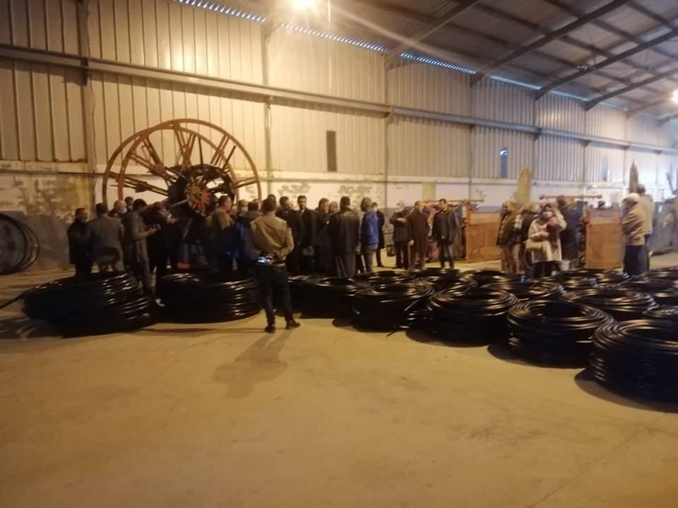 ESDF polyethylene pipes factory line reopened
