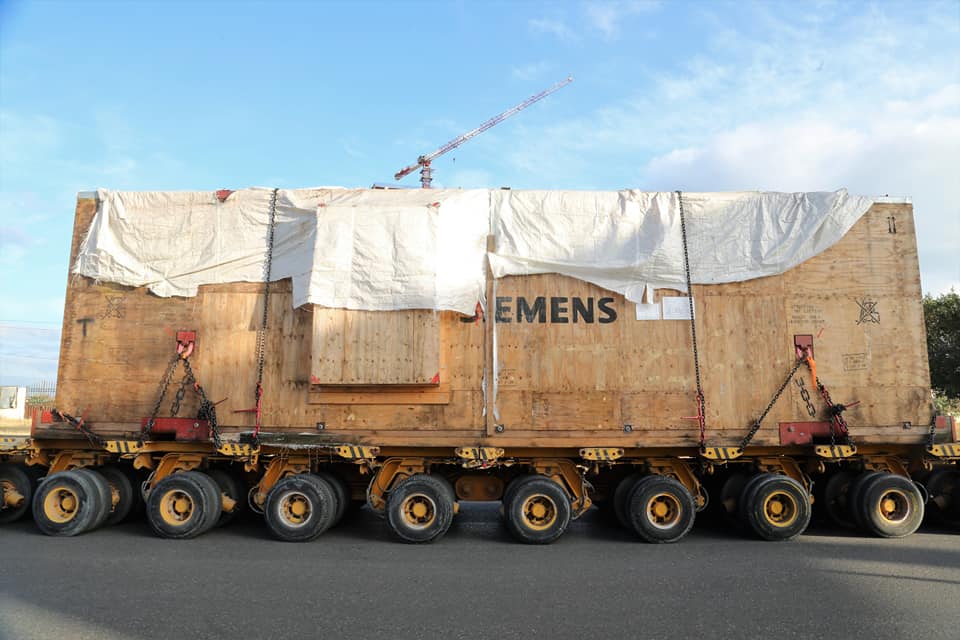 Siemens spare parts arrive to overhaul Ruwais power station