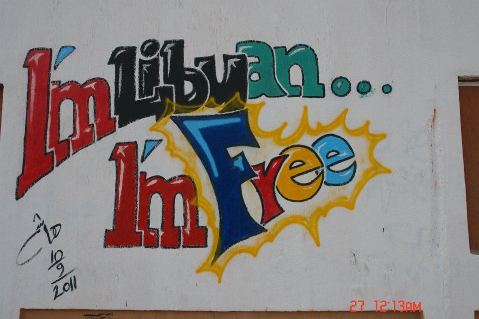 A decade on from Libya's 17 February 2011 revolution: from joy, to heartbreak, to hope again (Photo: ‘‘Artistic imprints on the walls of Free Libya Facebook page'').