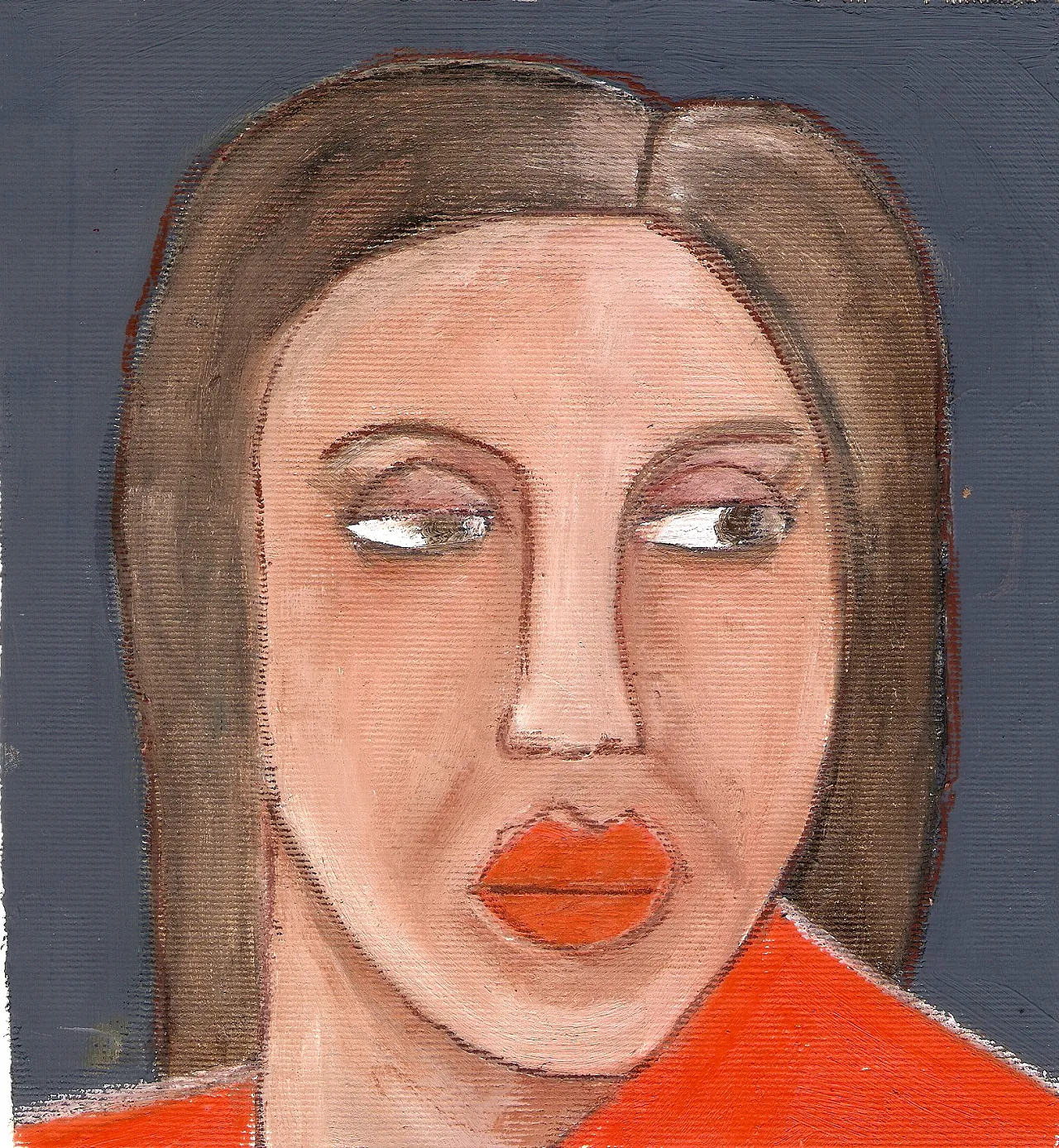 Queen of Sass. Oil on canvas by Faiza Ramadan.