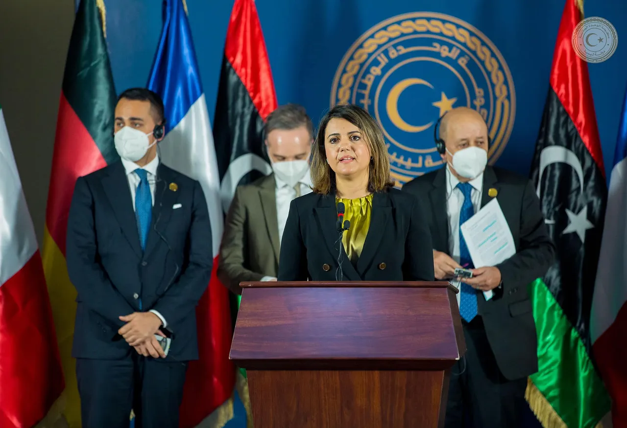Libyan Foreign Minister Najla Mangoush has caused a political storm by reportedly suggesting Turkish forces must also leave Libya (Photo: Archives from GNU).