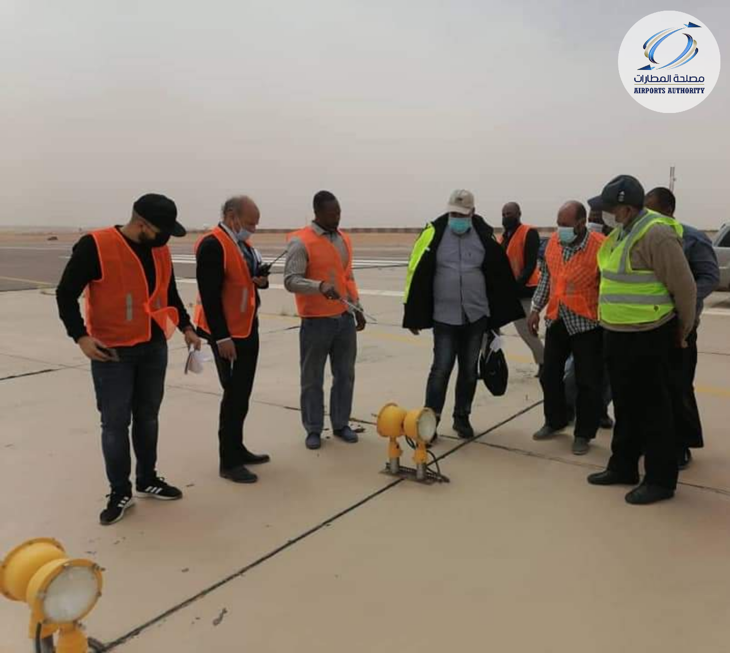 Sebha airport airside lighting system repaired – airport can now receive night flights
