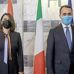 Foreign Minister Mangoush meets Italian Foreign and Defence Ministers in Rome