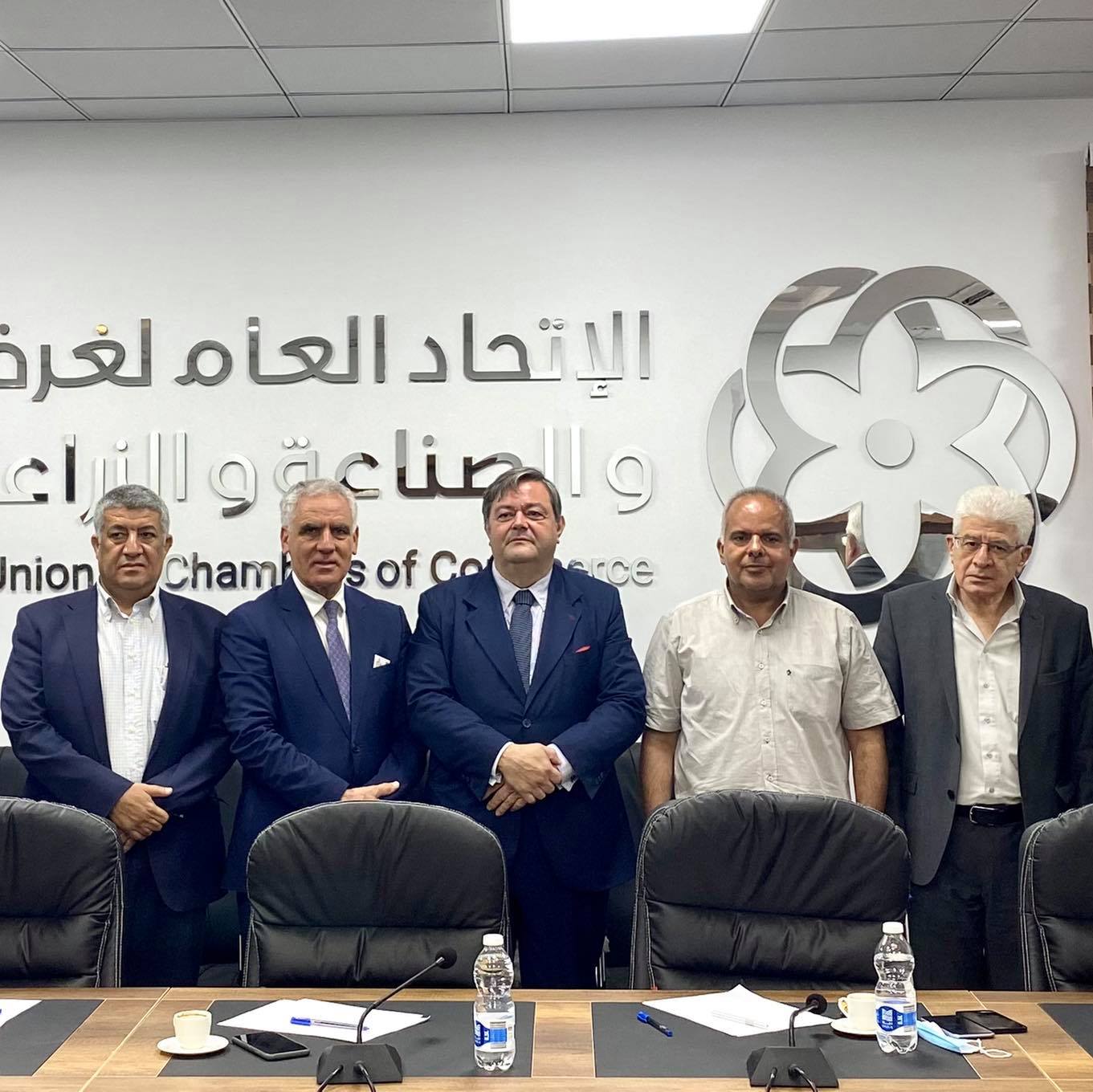 Libyan General Union of Chambers meets Spanish ambassador