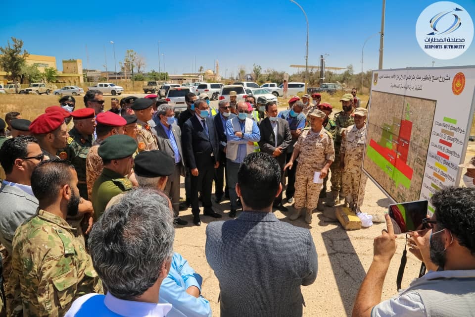 Mine and remnants of war clearing at Tripoli International Airport to precede construction process after Ramadan