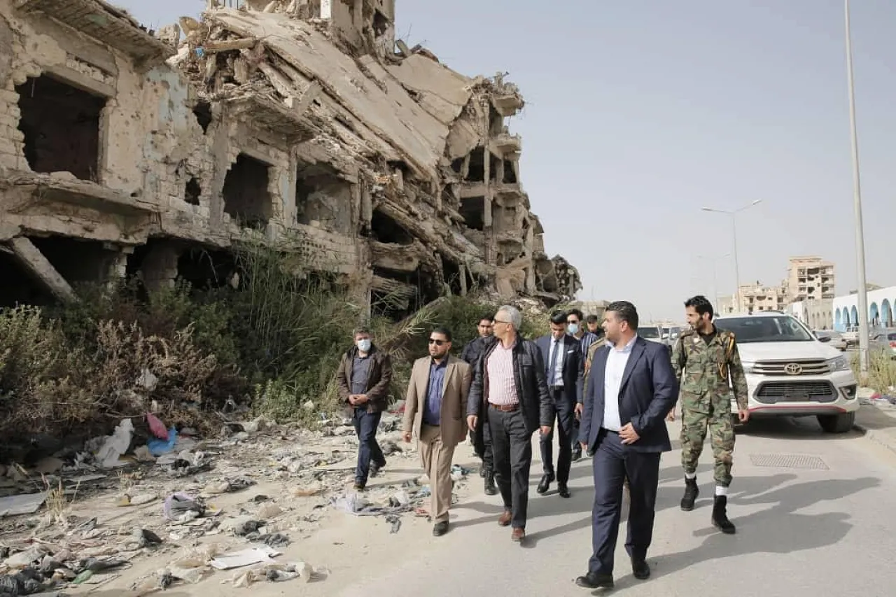 Reconstruction Funds have been created for war damaged Benghazi , Derna, Sirte and Murzug worth LD 3 bn (Photo: GNU archives).