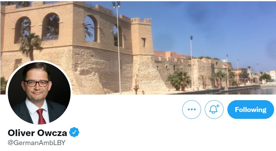 In his farewell message, German ambassador Oliver Owcza says the Libyan conflict can be solved