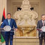 Aldabaiba meets Draghi in Rome