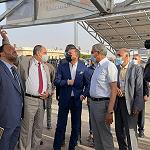 Libyan Prime Minister and German Ambassador visit completed pilot solar project