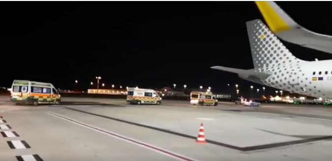 Malaria infected Libyan footballers finally arrive for treatment in Rome