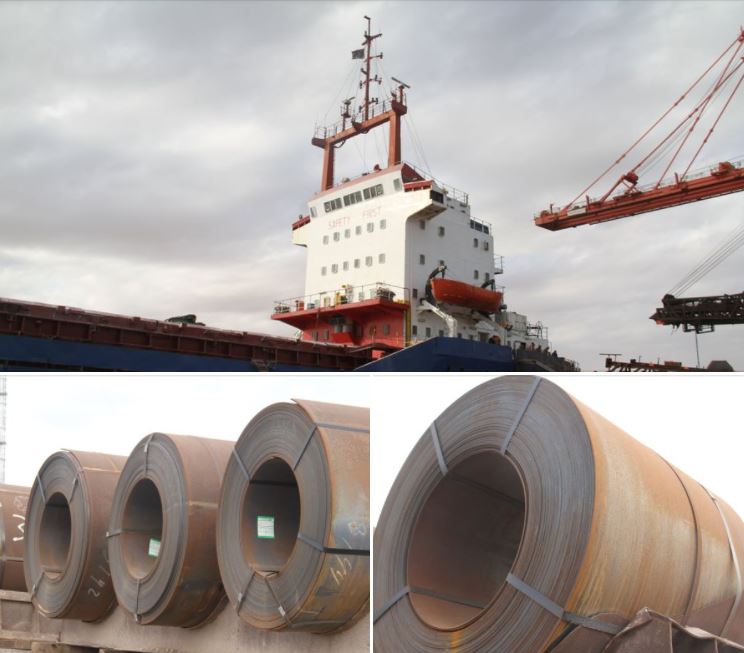LISCO exports 5,800 tons of hot rolled coils to Egypt
