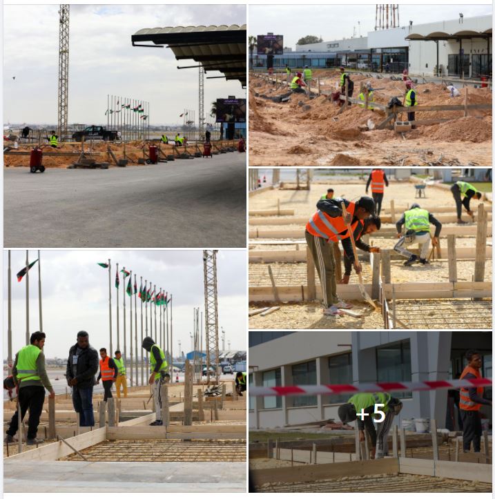 Several Mitiga airport development projects started