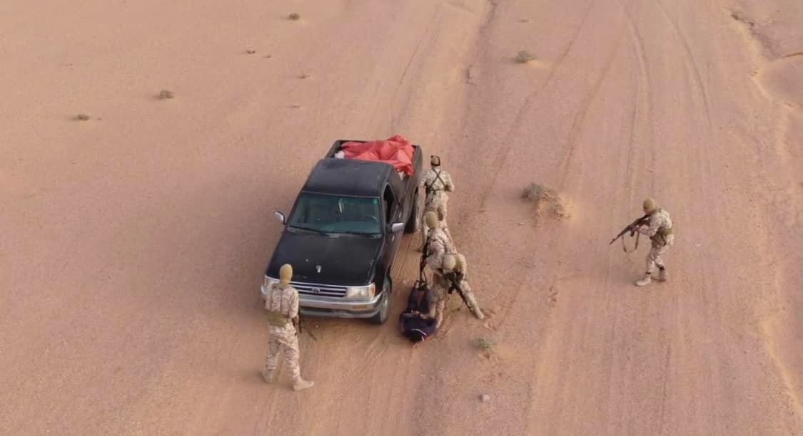 444 Brigade makes quarter of a million tablet drugs bust south of Tripoli