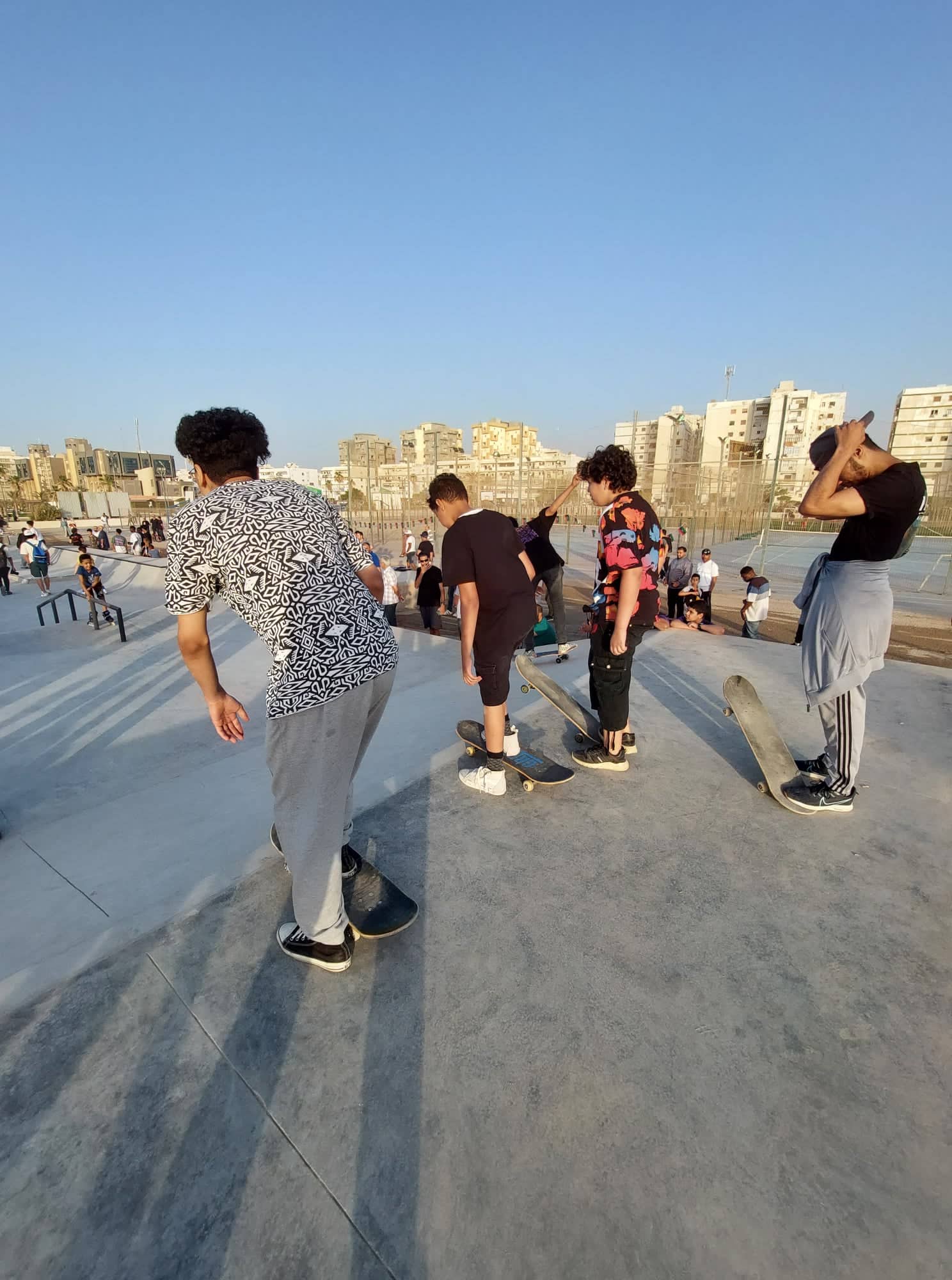 Amid fanfare and jollity, Tripoli’s first skatepark opened