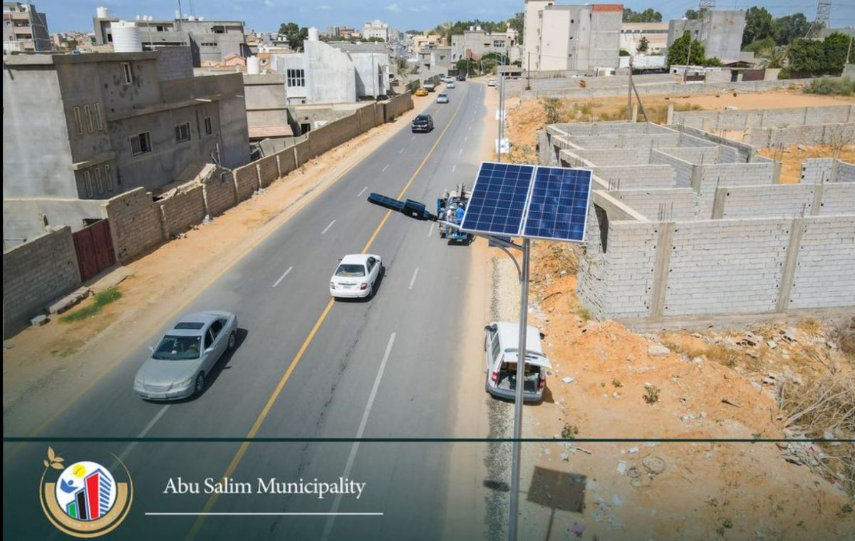 Busleem Municipality installs more solar street lighting