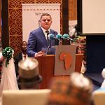 At the opening of the ‘‘Made in Libya’’ event in Niamey, Niger, Aldabaiba looked forward to the new transit trade road