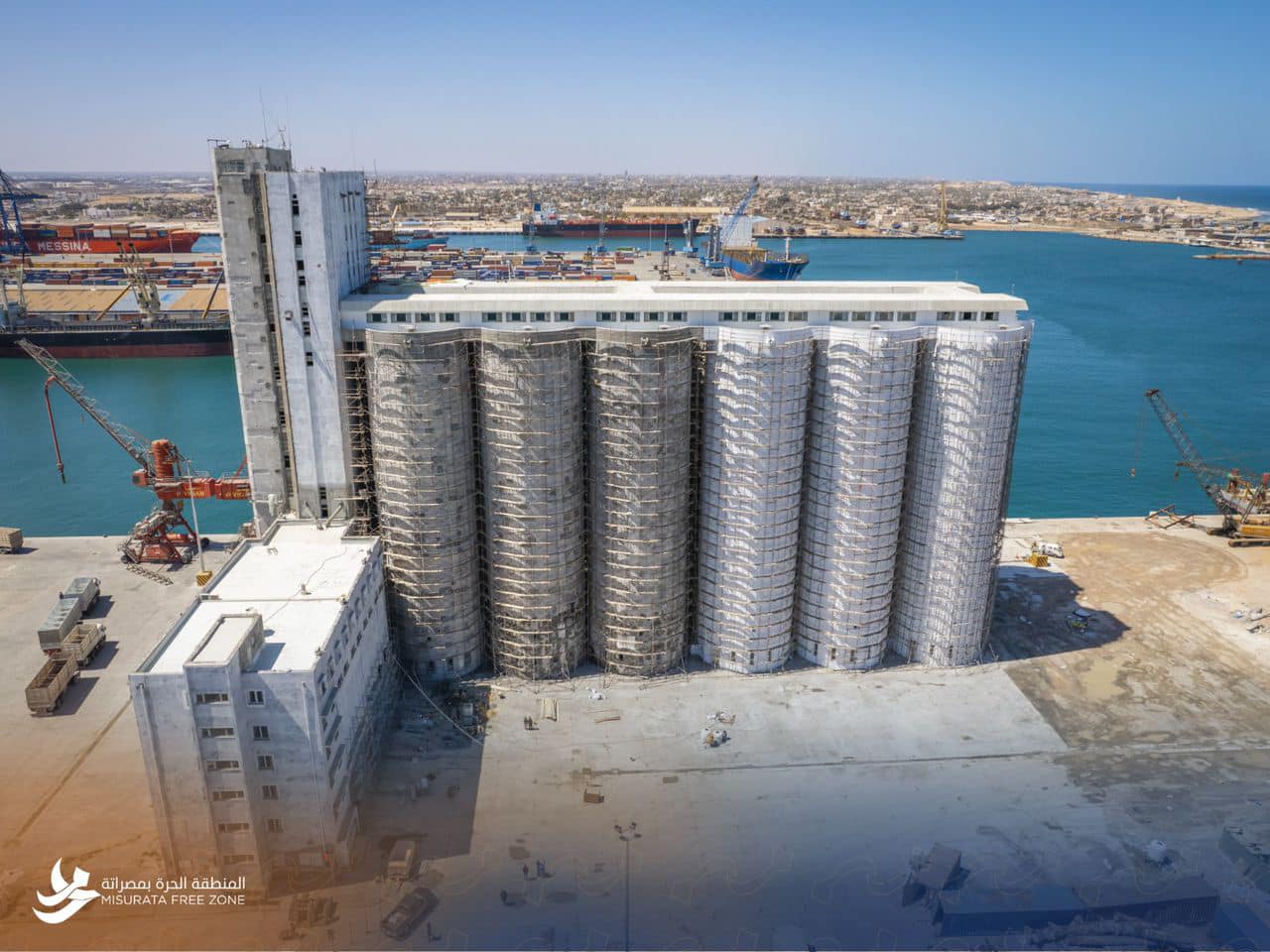 Maintenance on MFZ grain silos continues – completion now expected in June