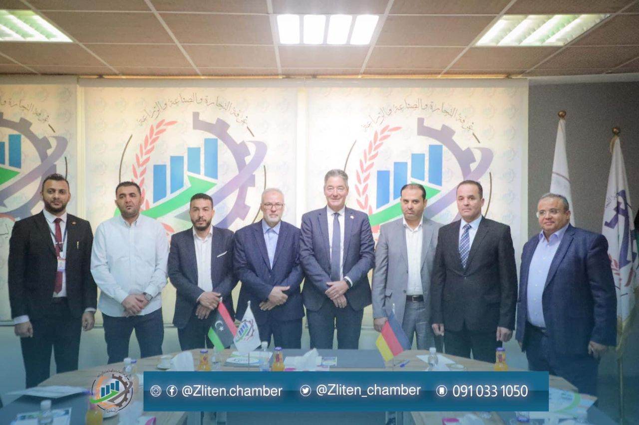 German ambassador Ohnmacht visits Zliten Chamber of Commerce