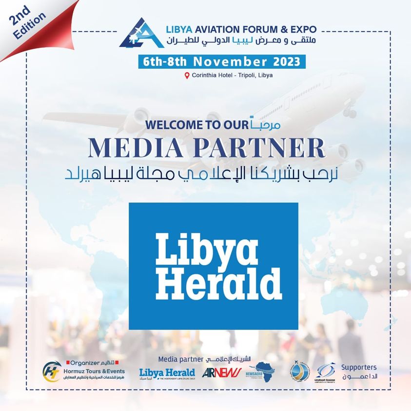 The second Libya Aviation Forum and Expo will be held in Tripoli from 6 to 8 November