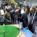 Agriculture Minister Gatrani reviews Valley Valmont solar powered pivot irrigation system for Libya