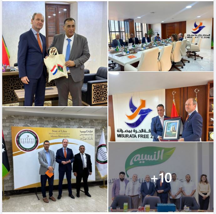Dutch Embassy team visits Misrata, gains ideas for future cooperation
