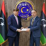 The new Spanish Ambassador to Libya, Javier Soria, presents his credentials in Tripoli
