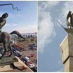 Tripoli’s two historic bronze statues to be brought down for restoration