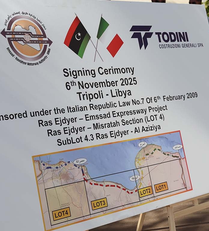 Implementation of Italian financed Emsaid - Ras Ajdir highway project finally launched