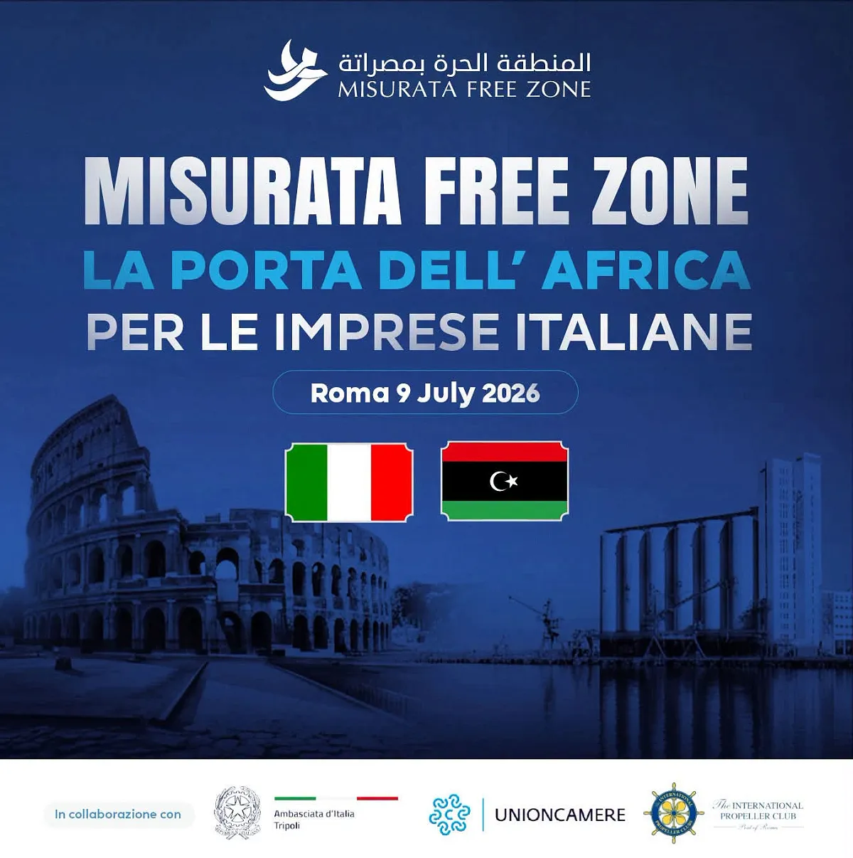 libyaherald.com - Ibrahim Senusi - Misrata Free Zone Hosts Rome Forum to Bolster Libya-Italy Ties